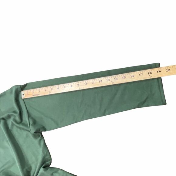 Distressed Military Green Tunic Top Dress with Pockets Large - Picture 11 of 12